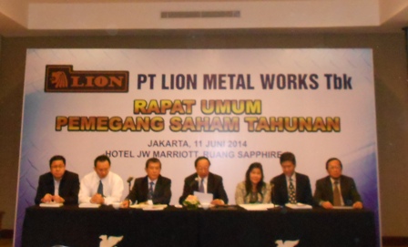 Lion Metal Works Siapkan Rp20,8 Miliar untuk Dividen